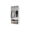 70.2"H Livelylodge Wooden Modular Closet System :Closet Organizer Modern Open Wardrobe Closet System with Hanging rod and shelf for Bedroom&Coatroom W