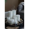 4x6" 2PK Unscented Soy Wax Candle, White