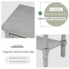 Narrow Console Table, Slim Sofa Table with Three Storage Drawers and Bottom Shelf for Living Room, Easy Assembly (Gray Wash)