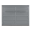 Full Size Murphy Bed Wall Bed,Gray