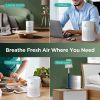 KOIOS Air Purifiers for Small Room Bedroom Office with Handle H13 Ture HEPA Filter Air Cleaner Remove Dust, Pet Dander, Wildfire, Smoke, Pollen