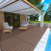 2FT Patio Deck Tiles, DIY Module Interlocking Decking Tiles Floor Tile