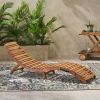 LAHAINA WOOD FOLDABLE CHAISE LOUNGE