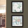 Trendy Decor 4U "Peaceful Pastel Peonies" Framed Wall Art for Living Room, Wall Art Print for Home Decor, Bedroom Wall Art by Cindy Jacobs