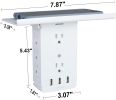 Bosonshop Wall Outlet Extender-2 Pack Surge Protector Multifunctional Outlet Wall Plug with 3 USB Ports(3.4A Total), 8 AC Outlets