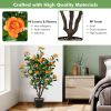 3.3 Feet Artificial Camellia Tree for Indoor and Outdoor