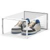 12 Pack Shoe Storage Box, Clear Plastic Stackable Shoe Organizer for Closet, Space Saving Shoe Rack Sneaker Container Bin Holder