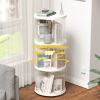 360¬∞ Rotating Bookshelf, Small Corner Bookcase with Small Footprint, 3 Tier Floor Standing Bookcasefor Kids&Adults