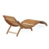 LAHAINA WOOD FOLDABLE CHAISE LOUNGE