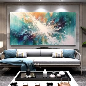 Hand Painted Oil Painting Large Acrylic Oil Painting On Canvas Abstract Painting Canvas Original abstract canvas wall art contemporary Painting For Li (Style: 01, size: 70x140cm)