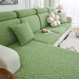 1 Pc Sofa Cover, All Inclusive, All Season Universal Seat Cushion, Anti Cat Scratch Sofa Cover (Color: Green, size: 3-seater seat)