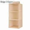 1pc Wardrobe Hanging Storage Bag; Drawer Fabric Closet Storage Organizer Holder