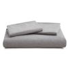 100% Washed Cotton Duvet Cover Set, Durable Fade-Resistant Natural Bedding Set (No Comforter)