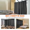 VEVOR Room Divider, 8 ft x 10 ft Portable Panel Room Divider with Wheels Curtain Divider Stand, Room Divider Privacy Screen for Office, Bedroom