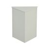 Triangle Bathroom Storage Cabinet with Adjustable Shelves, Freestanding Floor Cabinet for Home Kitchen